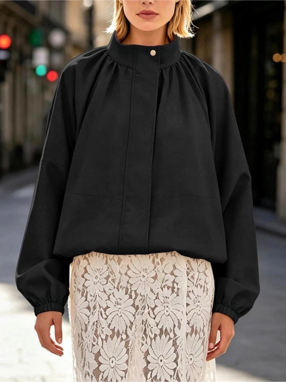 Lightweight Bomber Jacket - Picture 3 of 16